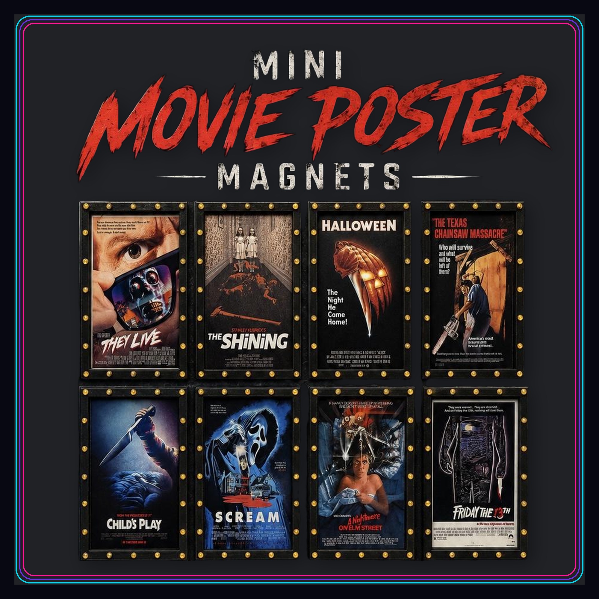 Build your own movie poster magnet six-pack photo 1
