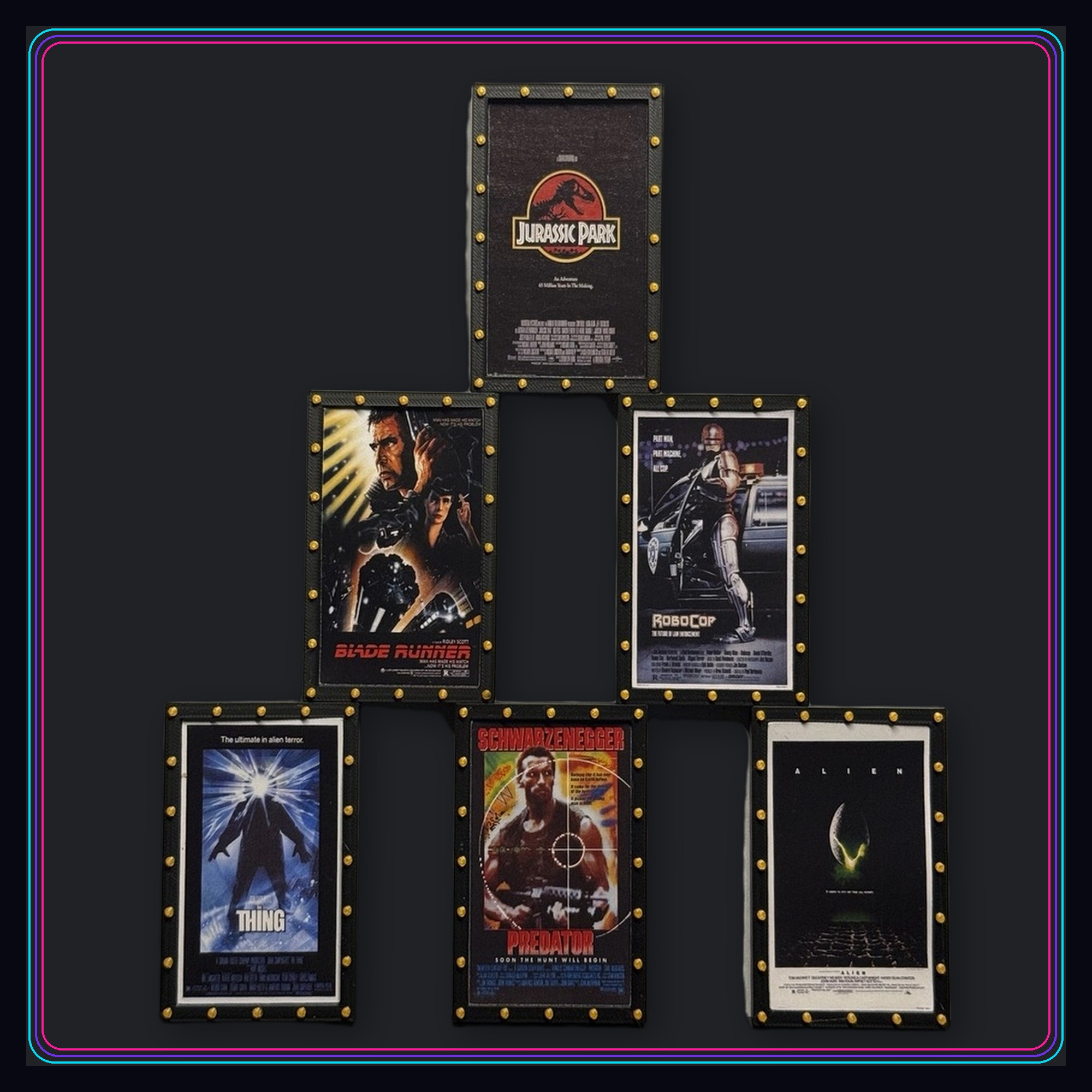 Build your own movie poster magnet six-pack photo 3