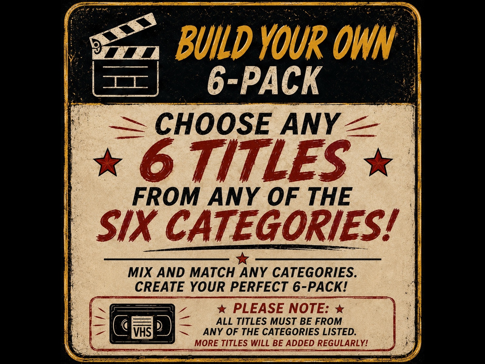 Build your own movie poster magnet six-pack photo 8